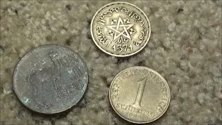 OLD FOREIGN COINS - Have YOU SEEN These Before? FOUND at Coin Counting Machine