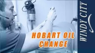 Hobart mixer oil change tutorial DIY changing oil on hobart Windy City Restaurant Parts