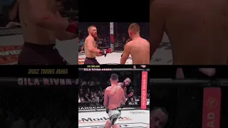 Nate Diaz's iconic one-two combo against Conor McGregor & Leon Edwards #shorts