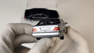 MERCEDES W140 MINICHAMPS 1/43 ОБЗОР