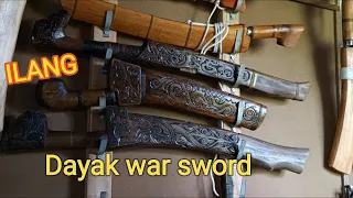 ILANG.  MY FIRST DAYAK WAR SWORD.