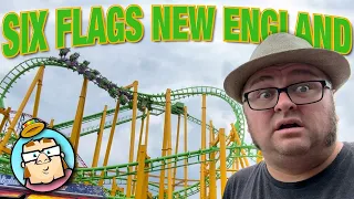 A Rainy Day at Six Flags New England - Agawam, MA