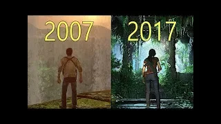 Evolution of Uncharted 2007-2017