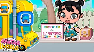 ¡PRIMER DIA DE MI HIJA EN LA NUEVA DE PRIMARIA📚 ! *¡NO TIENE AMIGAS?😨😲! en AVATAR WORLD *NALA💞