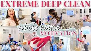 2023 Clean Everything!! WHOLE HOUSE DEEP CLEAN WITH ME! Satisfying EXTREME SPEED CLEANING MOTIVATION