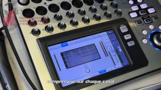 Démonstration console numérique 16 voies QSC TouchMix16, pour la location