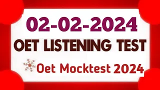 OET Listening Sample For Nurses - Test 28- OET Listening  practice test 2.0 nurses exam online 2024