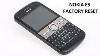 Nokia E5 factory reset