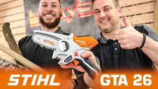 Was du über die kleine Stihl Akku-Kettensäge GTA 26 wissen musst, bevor du loslegst!