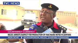 NSCDC Arrests Suspects for Production of Fake Naira Notes in Zamfara