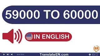 Numbers 59000 To 60000 In English Words