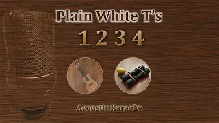 1, 2, 3, 4 - Plain White T's (Acoustic Karaoke)