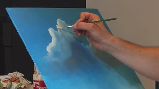 Come dipingere le nuvole TUTORIAL  how are painted the clouds pintar nubes