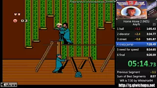 Home Alone 2 NES - Speedrun 08:59