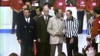 1972 Summit Series - Game 1, Puck Drop