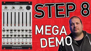 The Creative & Advanced Sequential Functions of Step 8 from Joranalogue // Eurorack *MEGA DEMO*