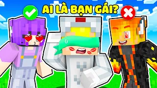 THỬ THÁCH ĐOÁN AI LÀ BẠN GÁI THẬT CỦA TÔ GÀ TRONG MINECRAFT