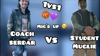 Coach Serdar vs Student Muglie / 1vs1 / Deutscher Streetball / Hafenpark Frankfurt / Mic’d up