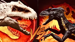 INDOMINUS REX VS INDORAPTOR!!!