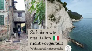 Reisebericht Italien / 🇮🇹 Bergdörfer und Steilküste in den Marken / Leben im Wohnmobil / # 43/2023