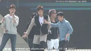 [fancam] 20110414 KBS 특별생방송 나눔 대축제-이것만은 알고 가 사복리허설 [YUNHO]