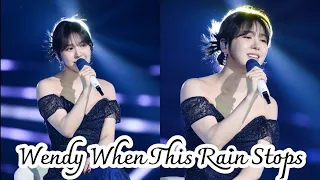 Red velvet Wendy “When This Rain Stops” @ SBS Gayo Daejeon Performance 손승완 웬디 Korean Tv