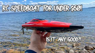 UDIRACING UDI 009 RAPID RACE- Entry level RC BOAT. UNBOXING AND TEST RUN
