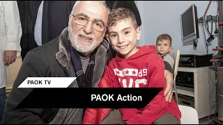 Ο Ιβάν Σαββίδης δίπλα στην Α’ ΩΡΛ της Κλινικής του ΑΧΕΠΑ - PAOK TV