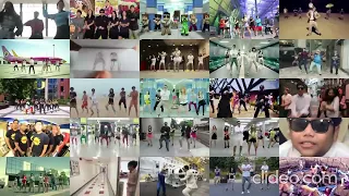 25 "Oppa Gangnam Style" Videos In One! (Backwards)