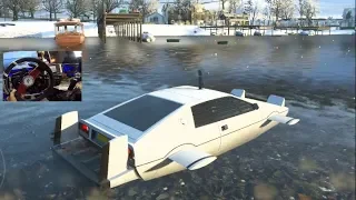 Forza Horizon 4 - WATER CAR!! James Bond Car Pack Customization/Drives ! (Fanatec Wheel) | SLAPTrain