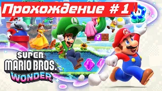 Первое впечатление ➤ Super Mario Bros. Wonder 🅕 Прохождение #1 | На Русском | Switch