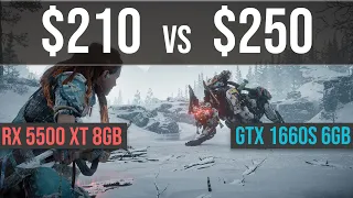 GTX 1660 Super vs RX 5500 XT 8GB test in 6 games | 1080p
