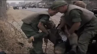 Vietnam War footage " We gotta get out of this place - The Animals and run trough the jungle - ccr