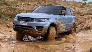 LAND ROVER | RANGE ROVER SPORT Muddy Off-road Driving 4X4 RC Car No.17