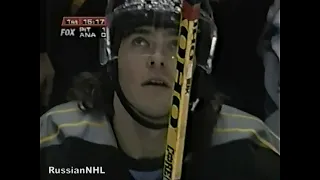 Jaromir Jagr scores a beauty vs Ducks and Shtalenkov (10 dec 1997)