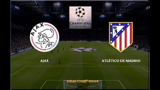 Ajax v Atlético Madrid | UEFA Champions League 1996-1997 | Quarter-finals | 1st Leg | PES 2021