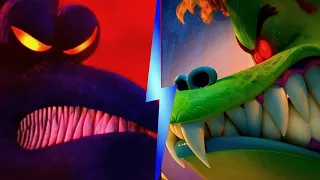 EVERY HOTEL TRANSYLVANIA VILLAINS FINAL BATTLE (Quasimodo , Bela , Van Helsing & Kraken , Johnny)