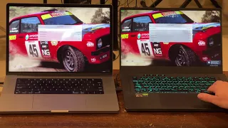 M1 Pro vs RTX 3070 Gaming Test - Dirt Rally