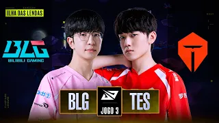 BLG x TES | Jogo 3 - MD5 | Playoffs - LPL Spring 2024