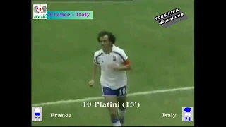France vs Italy Round of 16 World cup 1986