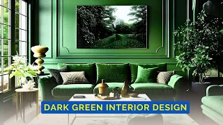 How to Master Dark Green Interior Design