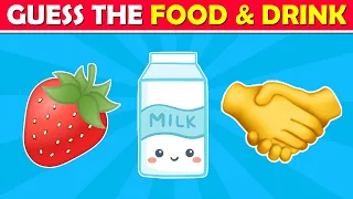 Guess the Food & Drink by Emoji 🍔🥤 (EMOJI QUIZ)