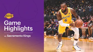 HIGHLIGHTS | LeBron James (30 pts, 11 ast, 7 reb) vs Sacramento Kings