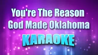 Frizzell, David & Shelly West - You're The Reason God Made Oklahoma (Karaoke & Lyrics)