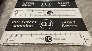 Rollsign unrolled: QJ 1960s Side Rollsign (NYC Subway BMT/IND R40/42)