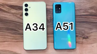 Samsung Galaxy A34 vs Samsung Galaxy A51