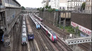 Paris-Saint-Lazare Station - Time-lapse