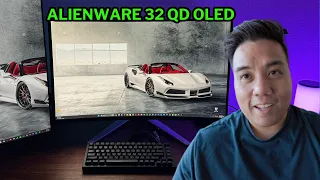 Alienware AW3225QF 32inch QD OLED Unboxing, First Impressions and ARC Setup