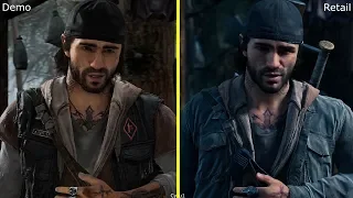 Days Gone E3 2017 Demo vs Retail 2019 PS4 Pro Graphics Comparison