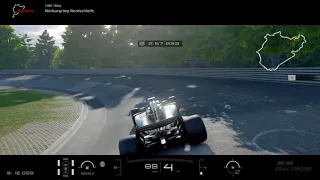GT SPORT Hotlap Mercedes F1 W08 @ Nurburgring Nordschleife - chase cam